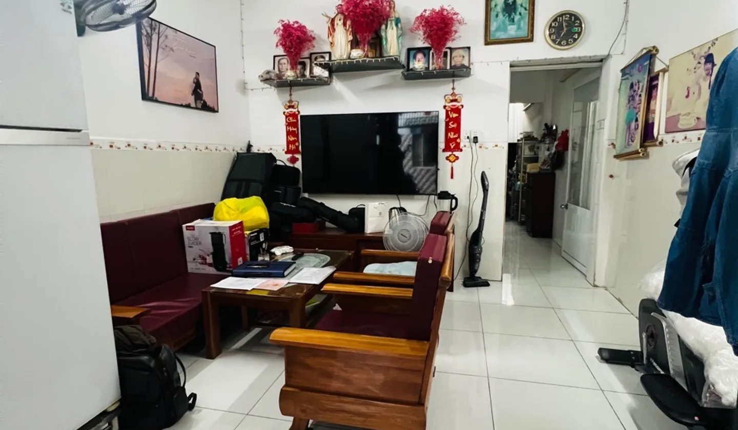 BÁN NHÀ NGUYỄN DUY CUNG P12 GV - 2 TẦNG 3 PN - SÁT HẺM XE TẢI - 4x15 - 60m2... Bán nhà riêng tại An Hội Tây, Hồ Chí Minh 01