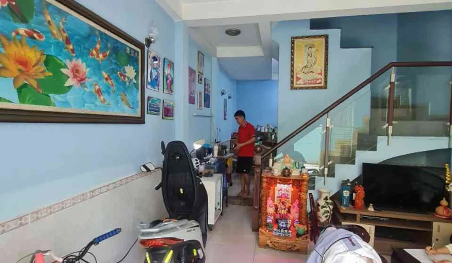 Nhà 4 tầng 5PN tại Nơ Trang Long giá 6,6 tỷ, hẻm rộng ô tô vào dễ... Bán nhà riêng tại Bình Lợi Trung, Hồ Chí Minh 01