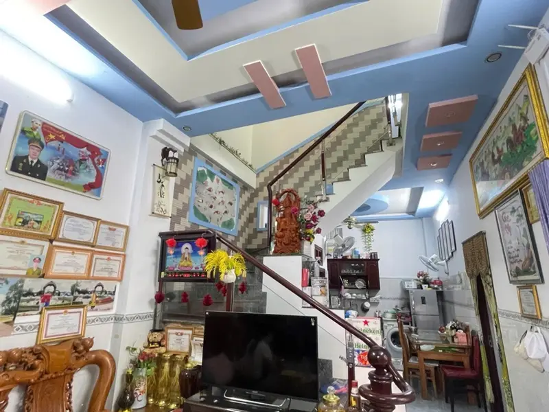 Bán nhà riêng 3 tầng tại Bình Tân, diện tích 87.7 m2, mặt tiền 7 m, hẻm 6 m... Bán nhà riêng tại Bình Tân, Hồ Chí Minh 01