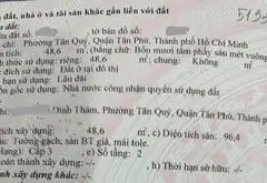 Bán nhà Lê Đình Thám Tân Phú hẻm thông xe hơi gần Aeon Mall... Bán nhà riêng tại Tân Sơn Nhì, Hồ Chí Minh 01