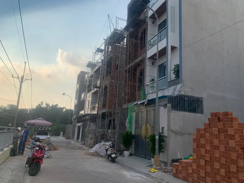 Nhà 4 tầng đang xây khu dân cư Nam Cường, diện tích 55.3 m2... Bán nhà riêng tại Tam Bình, Hồ Chí Minh 01