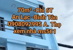 NHÀ 4 TẦNG-AN LẠC -BÌNH TÂN DT 70m² (4x17)- 5PN
- Pháp lý: SHR ✅ Chỉ 6T
- An ninh, Dân trí cao... Bán nhà riêng tại An Lạc, Hồ Chí Minh 20
