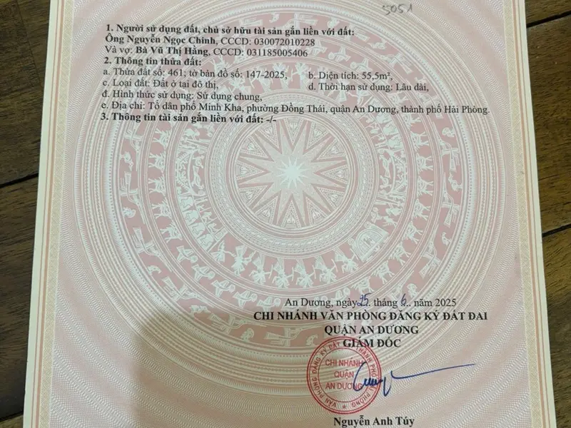 Bán nhà riêng 3 tầng diện tích 103.5m2 tại Miếu Hai Xã, pháp lý đầy đủ... Bán nhà riêng tại Lê Chân, Hải Phòng 01