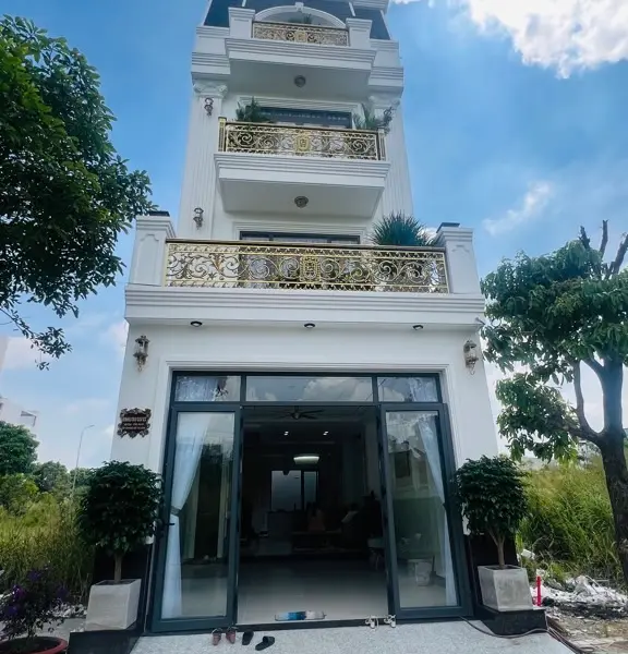 Bán nhà mặt phố khu dân cư Phú Xuân, Nhà Bè, 4 tầng, diện tích 81.2 m2, mặt tiền 5 m... Bán nhà mặt phố tại Nhà Bè, Hồ Chí Minh 01