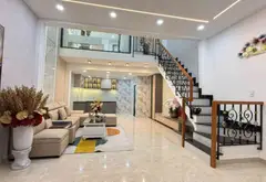 Nhà đẹp 4 tầng ngay gần Emart Quang Trung, giá tốt... Bán nhà riêng tại An Hội Tây, Hồ Chí Minh 09