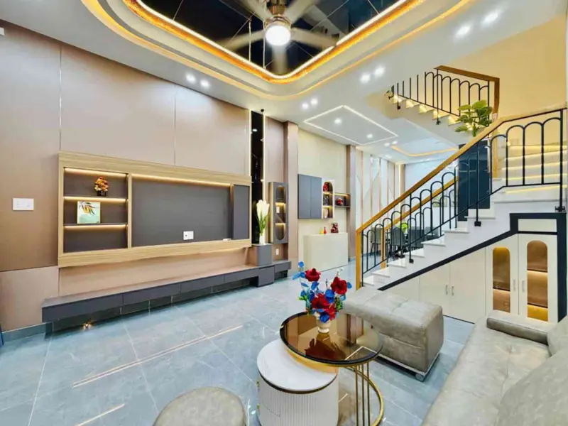 Nhà 4 Tầng Mới Full Nội Thất Giá Tốt Tại Quận ấp Huỳnh Văn Nghệ... Bán nhà riêng tại Tân Sơn, Hồ Chí Minh 01
