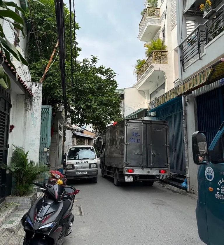 NHÀ 4 TẦNG HẺM NHỰA 6M THÔNG - KHU BÀU CÁT NI SƯ HUỲNH LIÊN - GẦN 120M2... Bán nhà riêng tại Bảy Hiền, Hồ Chí Minh 01