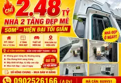 🔥 2.48 TỶ – NHÀ 50M² – HIỆN ĐẠI TỐI GIẢN... Bán nhà riêng tại Tân Thới Hiệp, Hồ Chí Minh 01
