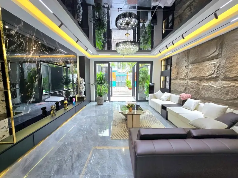 NHÀ PHỐ HIỆN ĐẠI - MT ĐƯỜNG SỐ - KẾ BÊN KDC ERA TOWN - NHÀ 4 TẦNG THIẾT KẾ HIỆN ĐẠI NỘI THẤT SANG... Bán nhà mặt phố tại Tân Mỹ, Hồ Chí Minh 01