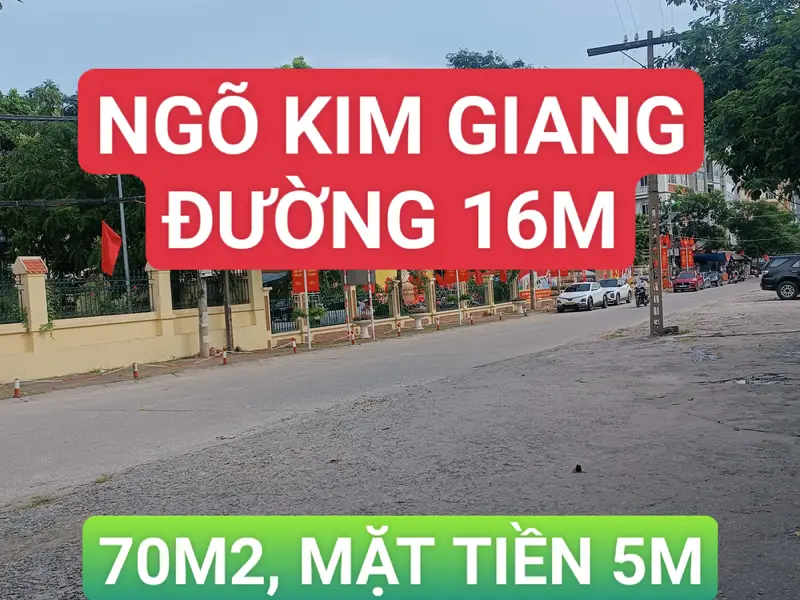 🎯🌏HƠN 20 TỶ.BÁN 65M2 ĐẤT ĐẤU GIÁ KHU PHÂN LÔ LINH ĐÀM, ĐƯỜNG 16M NHỰA, MT 5M.SP HIẾM .... Bán đất tại Thanh Liệt, Hà Nội 01