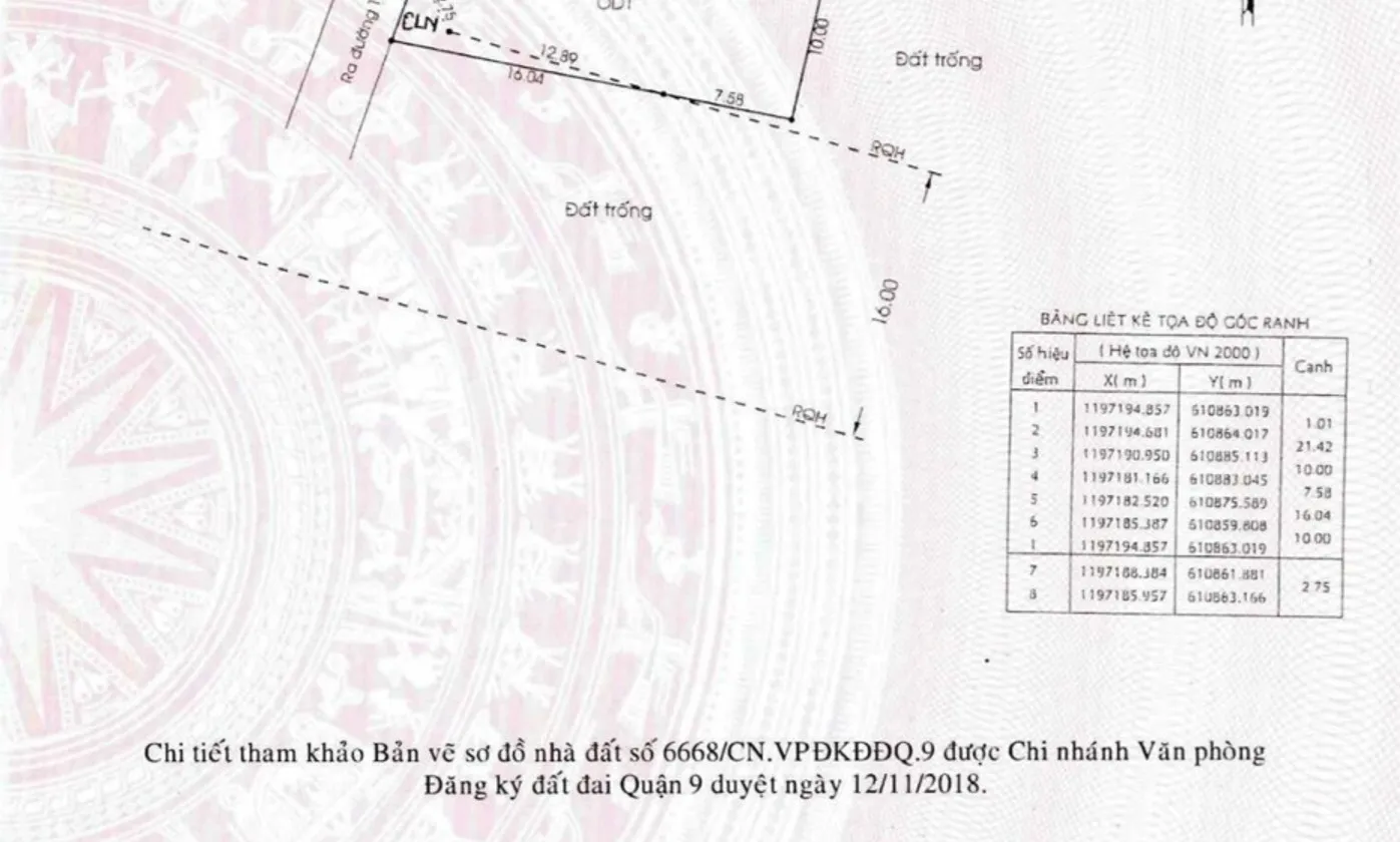 Lô đất vàng 10x23m tại Tây Hòa, giá tốt giảm ngay 300 triệu... Bán đất tại Phước Long, Hồ Chí Minh 01