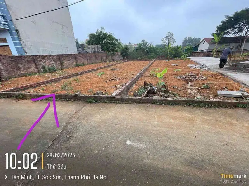 Bán đất 96.8m² tại Tân Minh, Sóc Sơn - Giá chỉ 1.750 tỷ VNĐ... Bán đất tại Sóc Sơn, Hà Nội 01