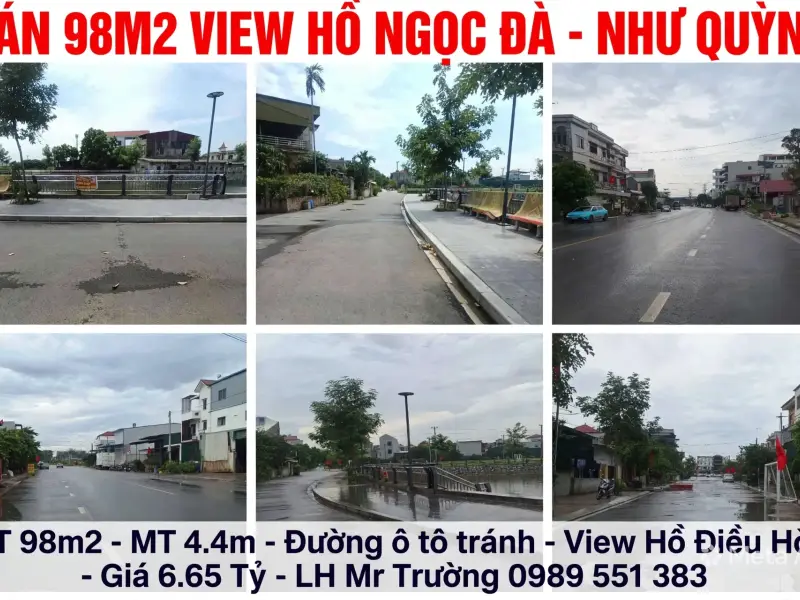 LÔ ĐẸP HIẾM - NGỌC ĐÀ NHƯ QUỲNH - 98M2 VIEW HỒ - CÁCH VIN 800M - QL5 - CHỢ NHƯ QUỲNH - GIÁ 6.65 TỶ... Bán đất tại Như Quỳnh, Hưng Yên 01