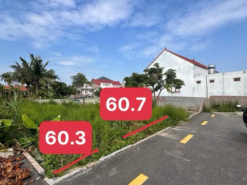 Đất bán tại khu vực Đoàn Xá 3, diện tích 60.7m2, mặt tiền rộng 4.6m... Bán đất tại Kiến Hải, Hải Phòng 01