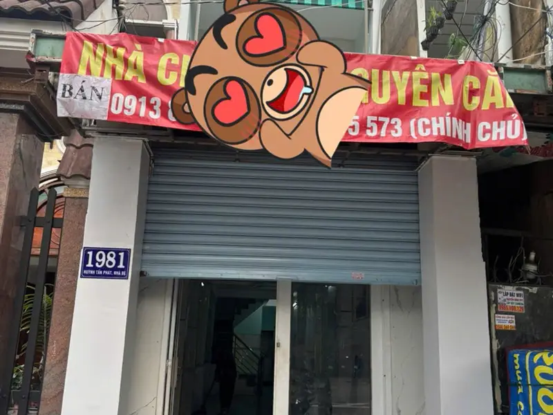 Bán nhà mặt phố 3 tầng tại xã Nhà Bè, Hồ Chí Minh, mặt tiền kinh doanh sầm uất... Bán nhà mặt phố tại Nhà Bè, Hồ Chí Minh 01