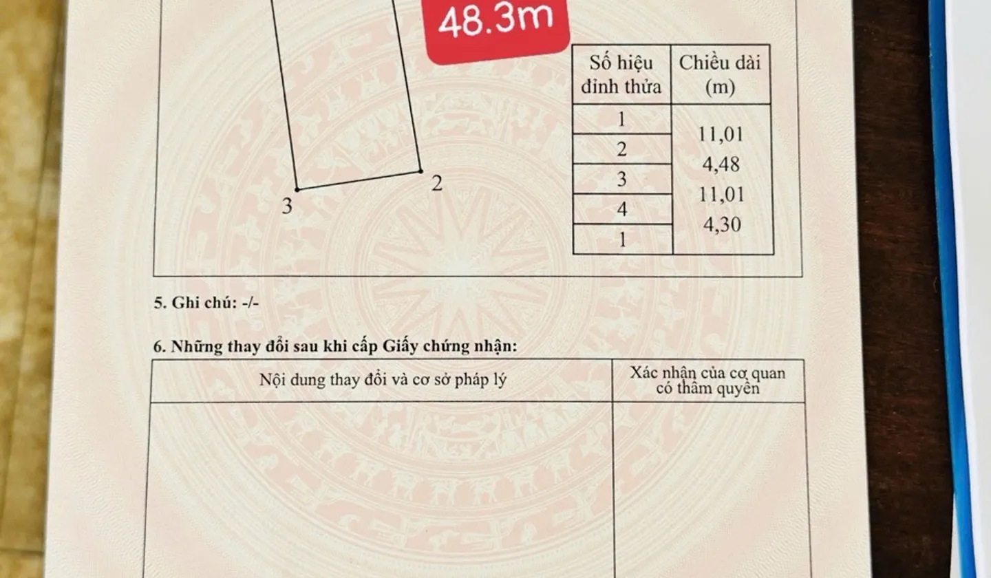 Bán đất thổ cư diện tích 48.3m², mặt tiền 4.3m tại Phường Đồng Nguyên... Bán đất tại Đồng Nguyên, Bắc Ninh 01