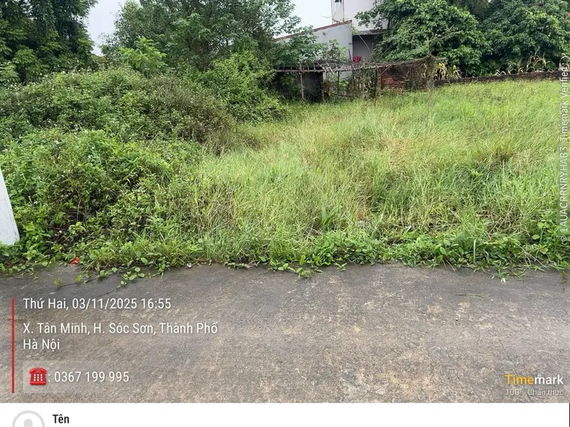 Bán đất thổ cư 56,5m² tại thôn Xuân Đồng, Sóc Sơn, Hà Nội, ô tô 7 chỗ đỗ cửa... Bán đất tại Sóc Sơn, Hà Nội 01