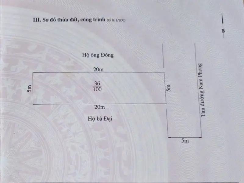 Bán đất nền mặt đường Nam Phong, Đông Hải, Hải Phòng diện tích vuông vắn 100m2... Bán đất tại Đông Hải, Hải Phòng 01