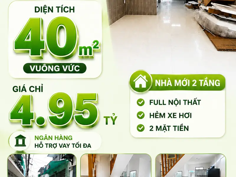 🏡 NHÀ MỚI ĐẸP – KỀ TÂN PHÚ - FULL NỘI THẤT – HẺM XE HƠI – 2 MẶT TIỀN TRƯỚC SAU – CHỈ 4,95 TỶ -... Bán nhà riêng tại Bình Trị Đông, Hồ Chí Minh 01