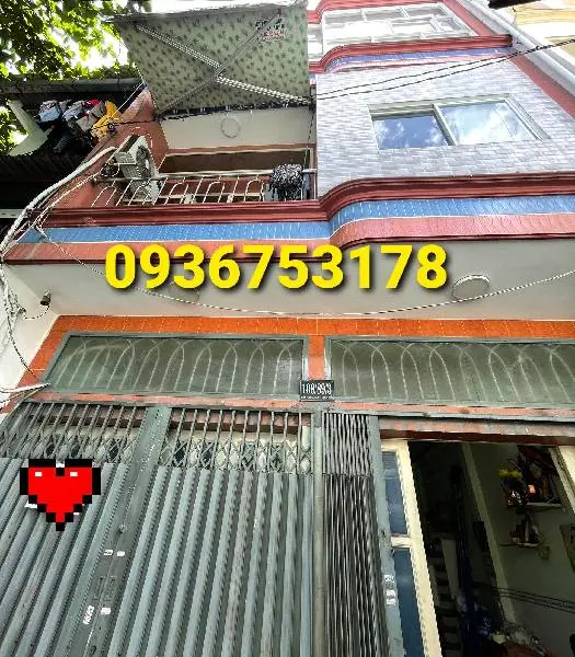 Nhà 3 tầng rộng rãi, hẻm xe hơi quận Tân Bình giá hấp dẫn... Bán nhà riêng tại Bảy Hiền, Hồ Chí Minh 01