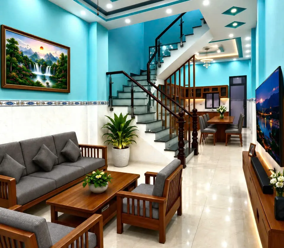Bán nhà 2 tầng - Hồ Học Lãm - Bình Tân - DT: 60m² - Nhà mới, ở ngay... Bán nhà riêng tại An Lạc, Hồ Chí Minh 01