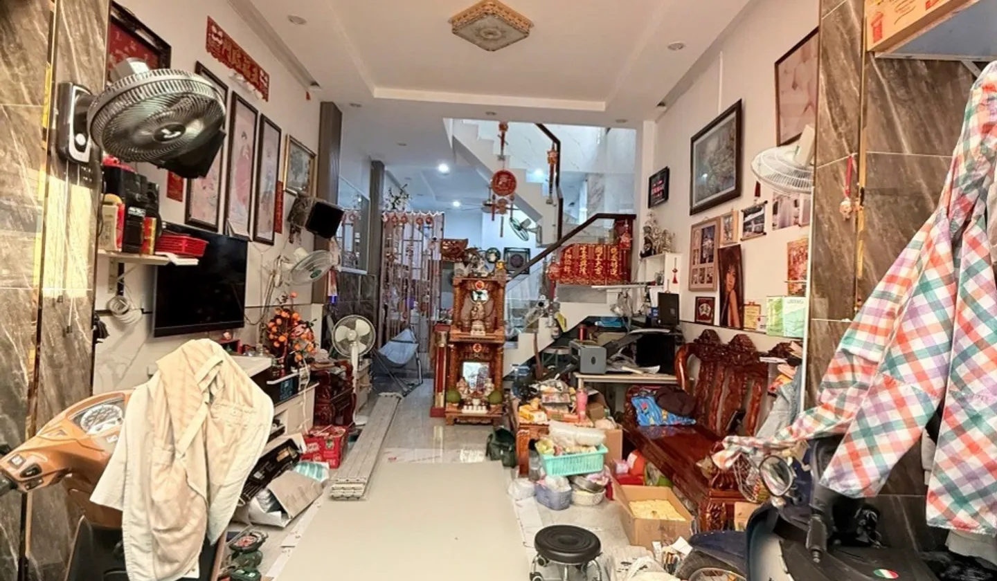 Bán nhà riêng 4 tầng, 63 m², phường Bình Trị Đông A, Bình Tân, gần chợ Bình Trị Đông... Bán nhà riêng tại Bình Trị Đông, Hồ Chí Minh 01