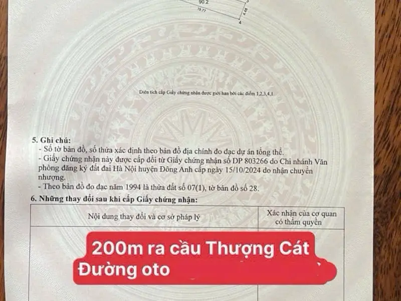 Cơ hội vàng sở hữu đất xã Thiên Lộc giá tốt, vị trí đắc địa vừa ở vừa đầu tư... Bán đất tại Thiên Lộc, Hà Nội 01