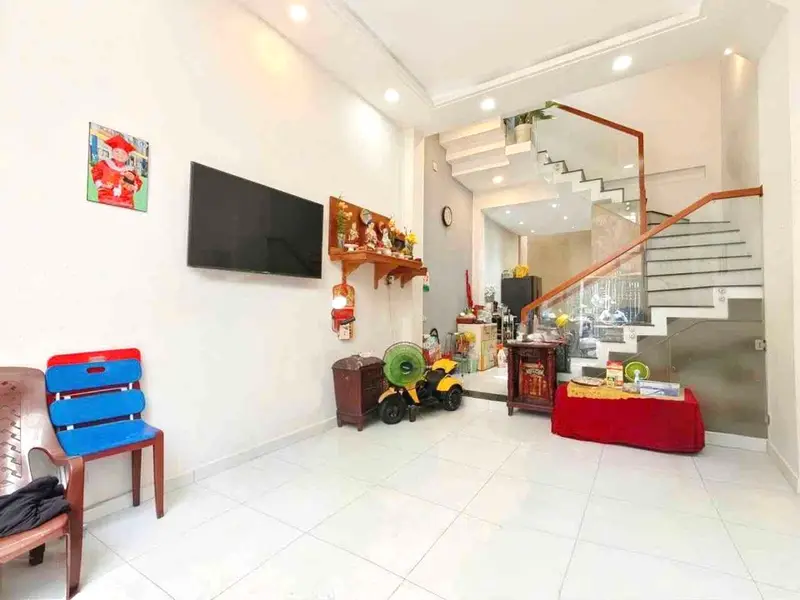 BÁN NHÀ GÒ VẤP, NGUYỄN DUY CUNG, 3 TẦNG BTCT, CÁCH MT VÀI BƯỚC CHÂN, 4x12M, NHỈNH 5 TỶ... Bán nhà riêng tại An Hội Tây, Hồ Chí Minh 01