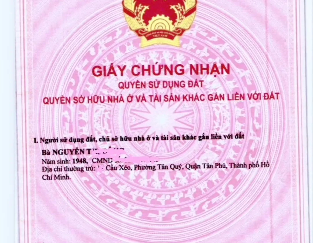 NHÀ TRỌ 90M2 ĐẤT THỔ CƯ NGANG 5,7M - HẺM ÔTÔ THÔNG Đ.CẦU XÉO Q.TÂN PHÚ - C4 TIỆN XÂY MỚI 5-6 TẦNG .... Bán nhà riêng tại Tân Sơn Nhì, Hồ Chí Minh 01