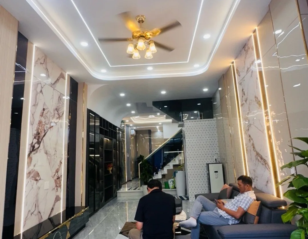 Nhà 4 tầng mới cực xinh, tặng nội thất sang chảnh... Bán nhà riêng tại An Hội Tây, Hồ Chí Minh 01