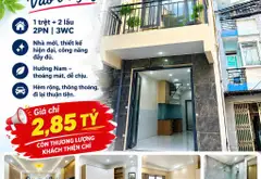 CHỈ NHỈNH 2 TỎI – NHÀ MỚI 3 TẦNG BA ĐÌNH, P8 | VÀO Ở NGAY!... Bán nhà riêng tại Chánh Hưng, Hồ Chí Minh 04