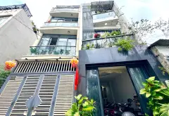 Bán nhà hẻm oto - 4 Tầng 45m2 4 Phòng Ngủ gần CV Gia Định - Sân Bay giảm còn 6.x tỷ... Bán nhà riêng tại Bình Lợi Trung, Hồ Chí Minh 01