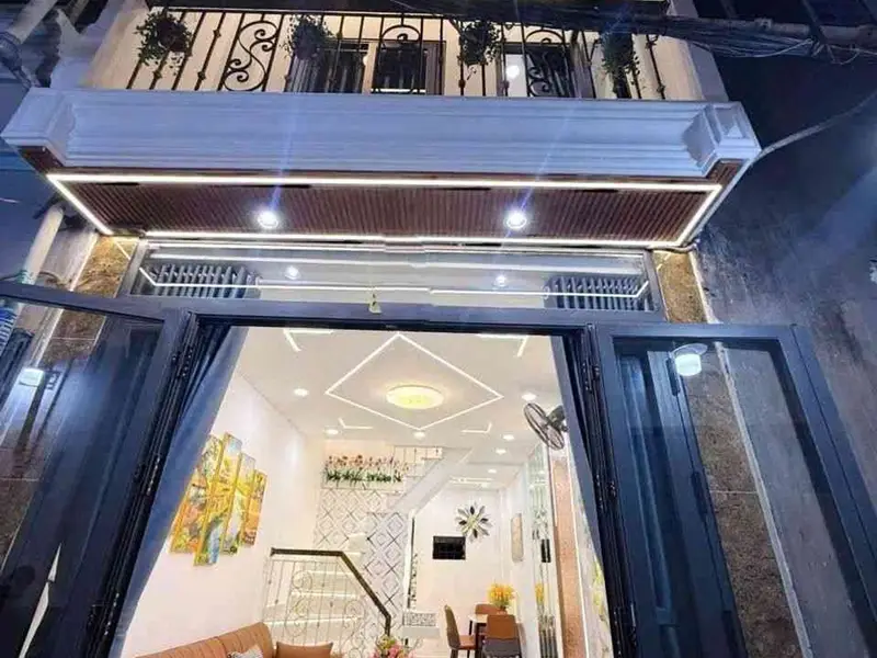 NHÀ ĐẸP MỚI ĐẸP FULL NỘI THẤT - CÁCH HXH 10M- THÔNG PHAN HUY ÍCH - 22M2 - SỔ VUÔNG A4 - CHỈ 3.4 TỶ... Bán nhà riêng tại An Hội Tây, Hồ Chí Minh 01