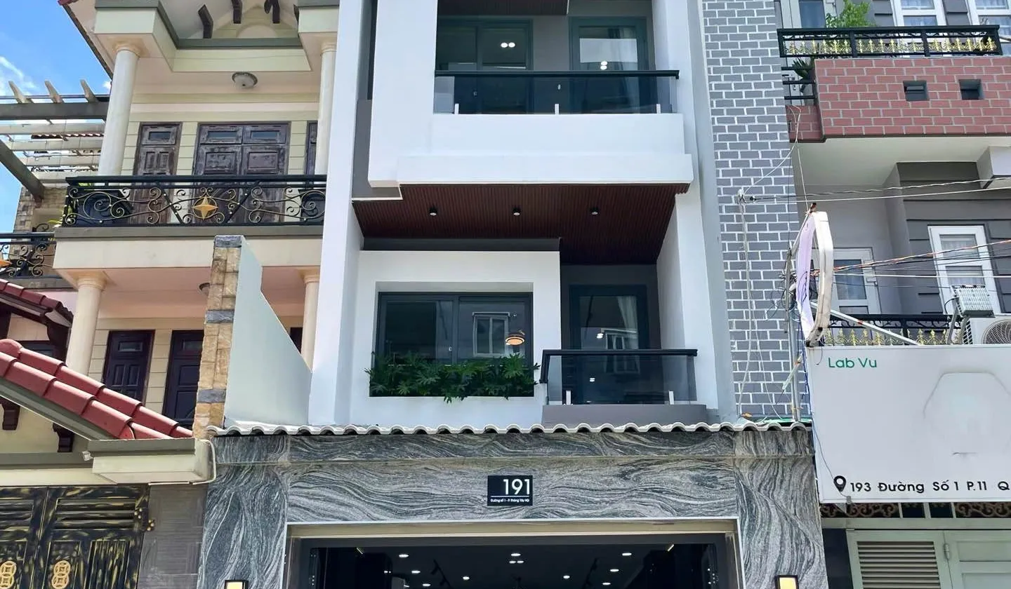 Nhà mặt phố 4 tầng, 4PN, 5WC, 86m² tại quận Gò Vấp, giá tốt... Bán nhà mặt phố tại Thông Tây Hội, Hồ Chí Minh 01