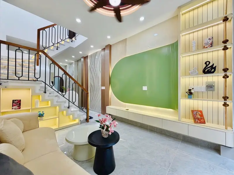 Nhà 2 tầng tại Quận Gò Vấp với thiết kế nở hậu, tiện ích vượt trội... Bán nhà riêng tại Thông Tây Hội, Hồ Chí Minh 01