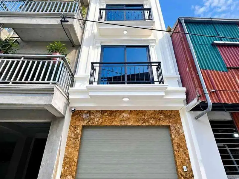 Nhà riêng 4 tầng tại Đức Thượng, Hoài Đức - Đầy đủ nội thất, gara ô tô trong nhà... Bán nhà riêng tại Hoài Đức, Hà Nội 01