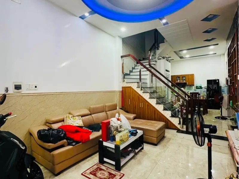 Nhà đẹp 4 tầng, hẻm ô tô, gần sân bay Gò Vấp... Bán nhà riêng tại An Hội Đông, Hồ Chí Minh 01