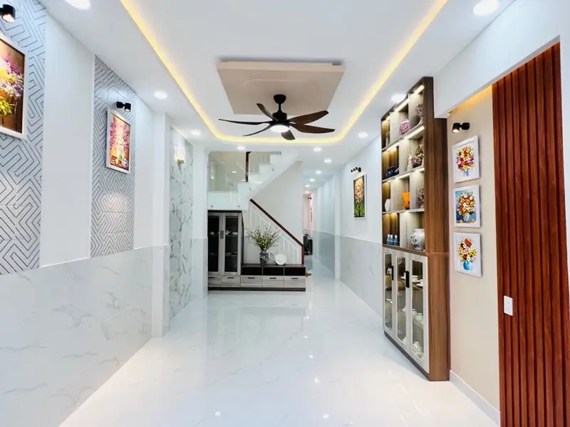 Nhà 4 tầng 7 phòng ngủ diện tích 86m2 tại Bình Đông giá 6.38 tỷ... Bán nhà riêng tại Phú Định, Hồ Chí Minh 01