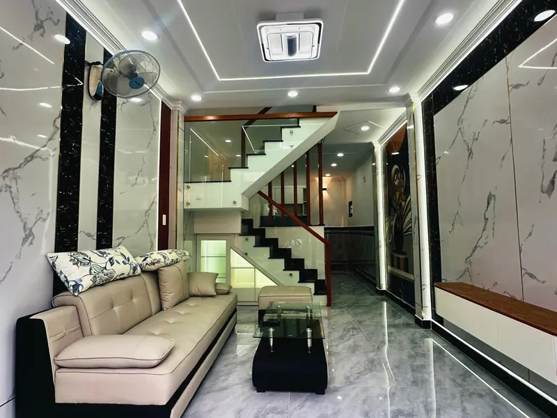 Nhà đẹp ở ngay Tân Thới Hiệp Q12. DTSD hơn 65m2 2 tầng chỉ có nhỉnh 3 đồng... Bán nhà riêng tại Tân Thới Hiệp, Hồ Chí Minh 01