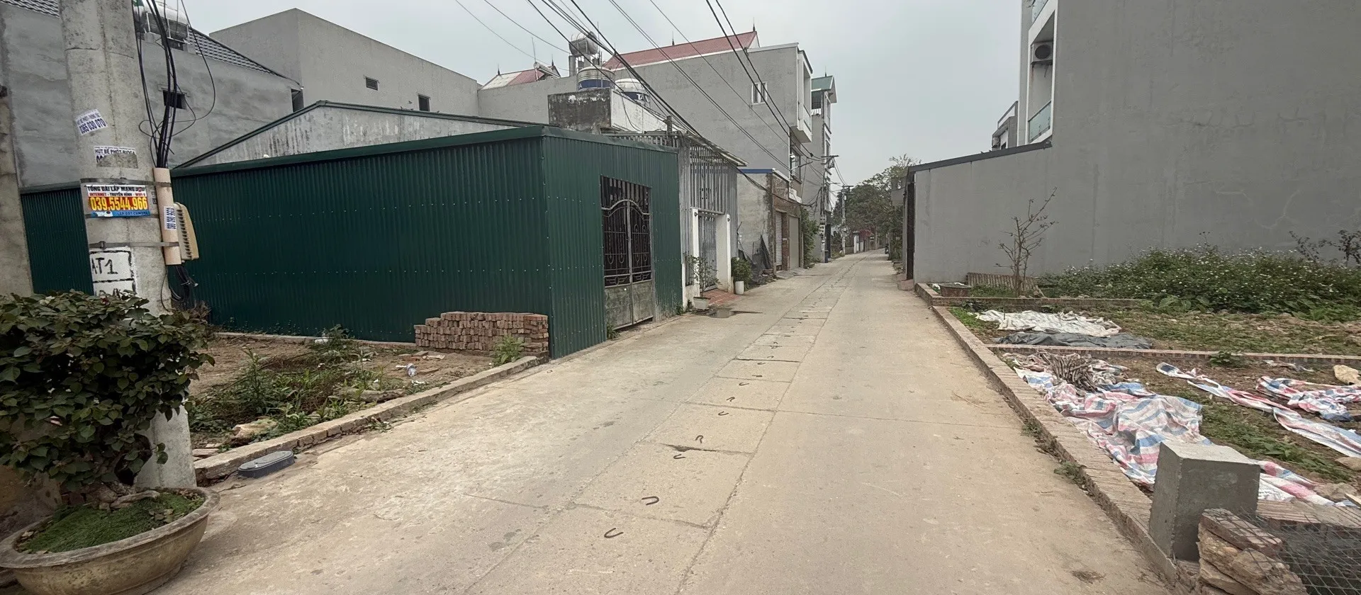 Bán đất 64m² hướng Nam tại Ấp Tre, ngõ ô tô thông, mặt tiền 4,5m, pháp lý cơ sở... Bán đất tại Quang Minh, Hà Nội 01