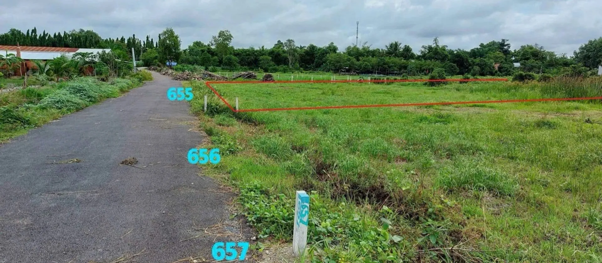 Bán đất vuông đẹp 500m2 mặt tiền 12m tại Cây Trôm - Mỹ Khánh, Củ Chi... Bán đất tại Thái Mỹ, Hồ Chí Minh 01