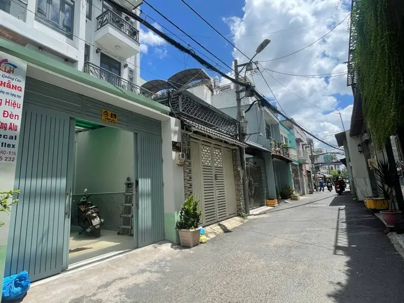 🔥MẶT TIỀN ĐS4 LÊ VĂN THỌ, P.THÔNG TÂY HỘI, GÒ VẤP. DT 4❌️16M VUÔNG VỨC, 4TẦNG, 5PN. CHỈ 8,6 TỎI TL... Bán nhà mặt phố tại Thông Tây Hội, Hồ Chí Minh 01