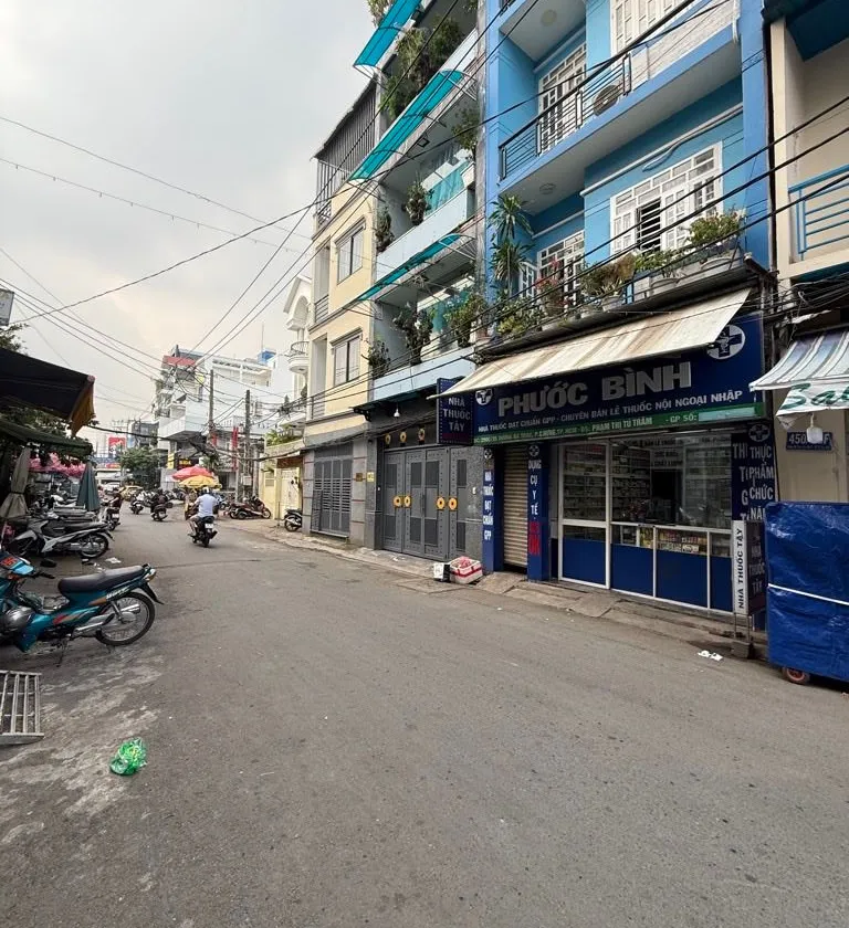 Bán nhà 5 tầng mặt tiền rộng tại Dương Bá Trạc quận 8, kinh doanh sầm uất 13.5ty.TL... Bán nhà riêng tại Phú Định, Hồ Chí Minh 01