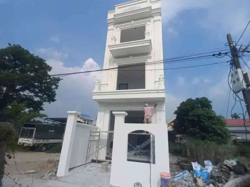 Nhà riêng 3 tầng hiện đại tại Hồng Thái, An Dương có sân để xe và ô tô qua nhà... Bán nhà riêng tại An Dương, Hải Phòng 01
