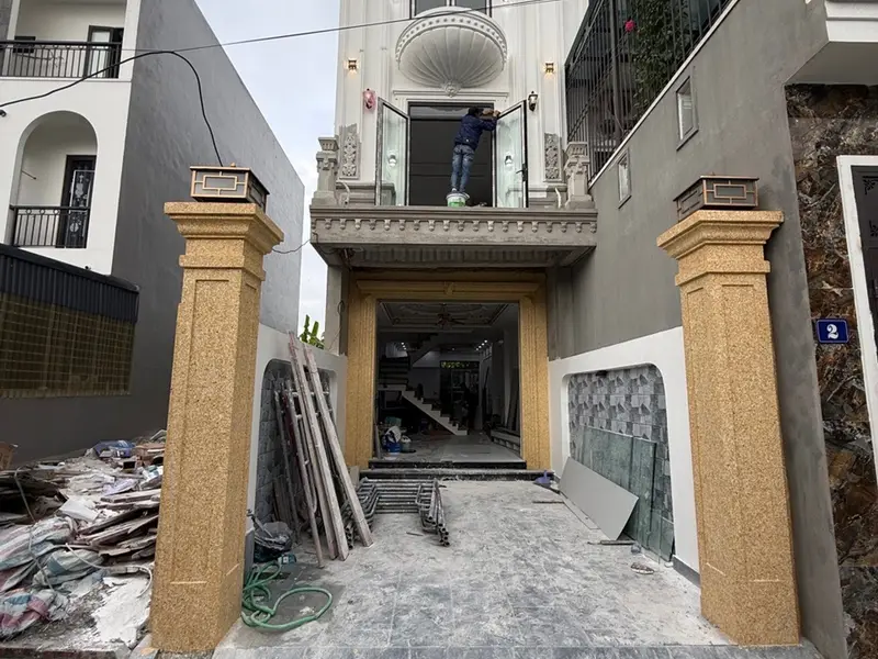 Bán nhà riêng 3 tầng phong cách Tân Cổ Điển tại TDP Lương Quy, 71.7 m2, sân cổng riêng... Bán nhà riêng tại An Dương, Hải Phòng 01