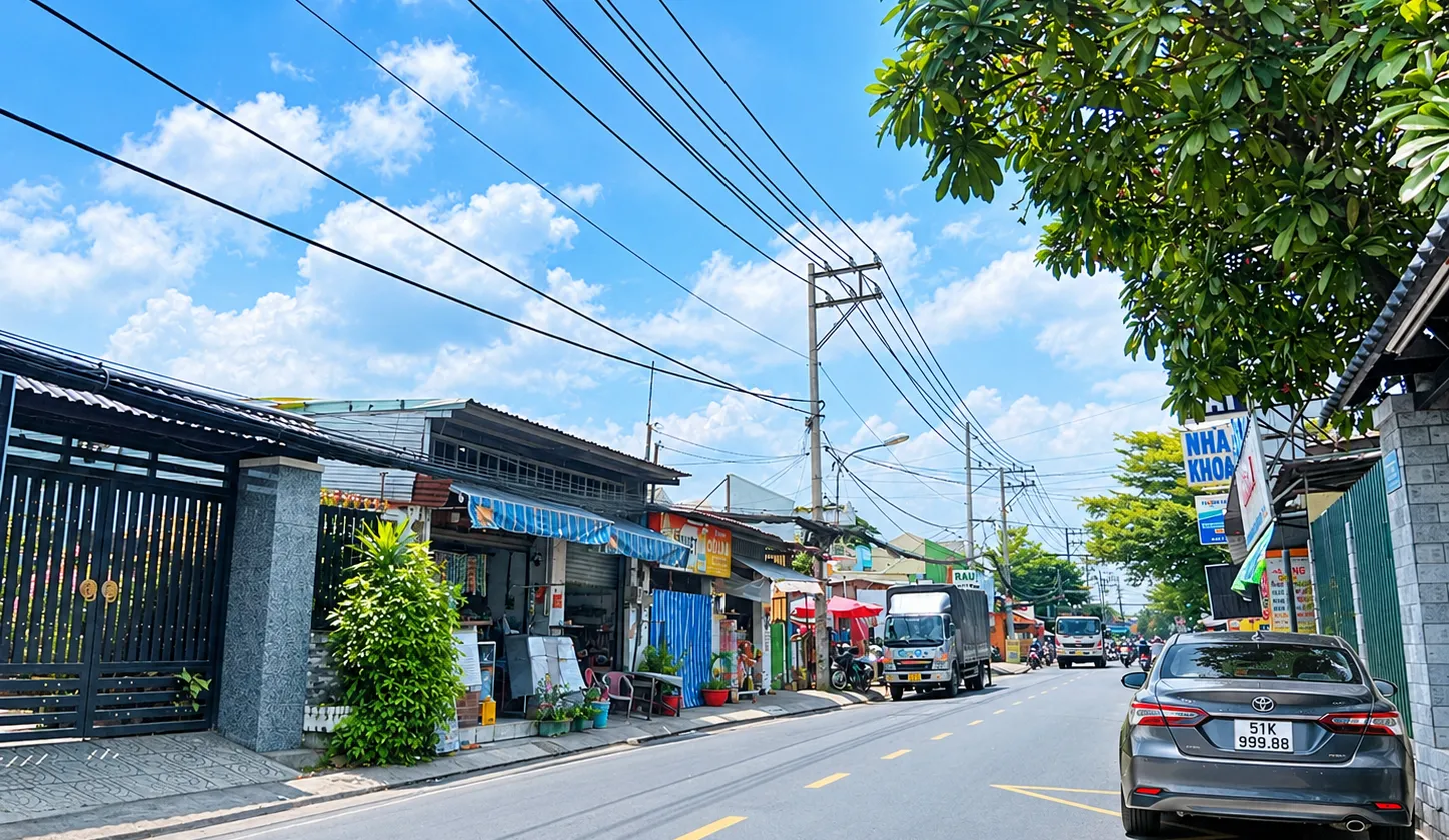 Nhà phố 3 tầng phong cách hiện đại, vị trí đắc địa sát chợ Đại Hải... Bán nhà mặt phố tại Bà Điểm, Hồ Chí Minh 01