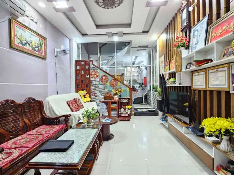 Bán nhà 4 tầng 4 phòng ngủ tại Phường An Phú Đông, Hồ Chí Minh... Bán nhà riêng tại An Phú Đông, Hồ Chí Minh 01