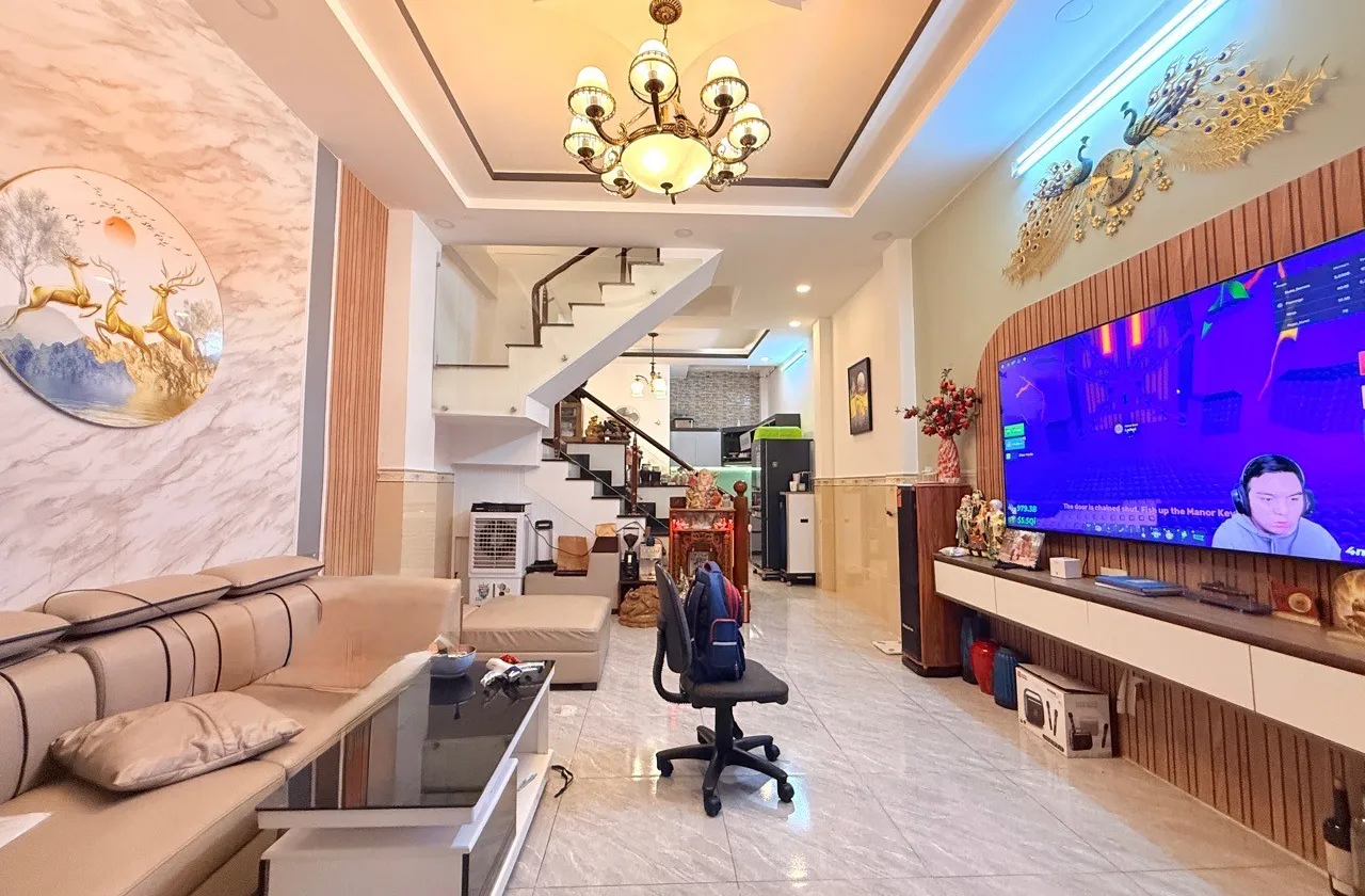 Nhà 4 tầng 4 phòng ngủ tại phường Thới An, Hồ Chí Minh... Bán nhà riêng tại Thới An, Hồ Chí Minh 01