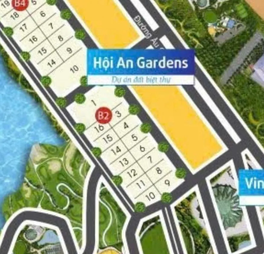 Đất biệt thự Hội An Gardens - ngay biển Cửa Đại - khu nhiều Resort cao cấp - 16m x 25m - Giá 13.2tỷ... Bán đất tại Hội An, Đà Nẵng 01