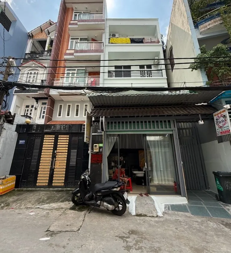 Nhà riêng 4 tầng, 2 mặt hẻm ô Tô, Phan Huy Ích, 5mx20m nở 10m.... Bán nhà riêng tại An Hội Tây, Hồ Chí Minh 01